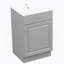 Meuble-lavabo de salle de bain avec lavabo, armoire de rangement avec tablette réglable-1855214062