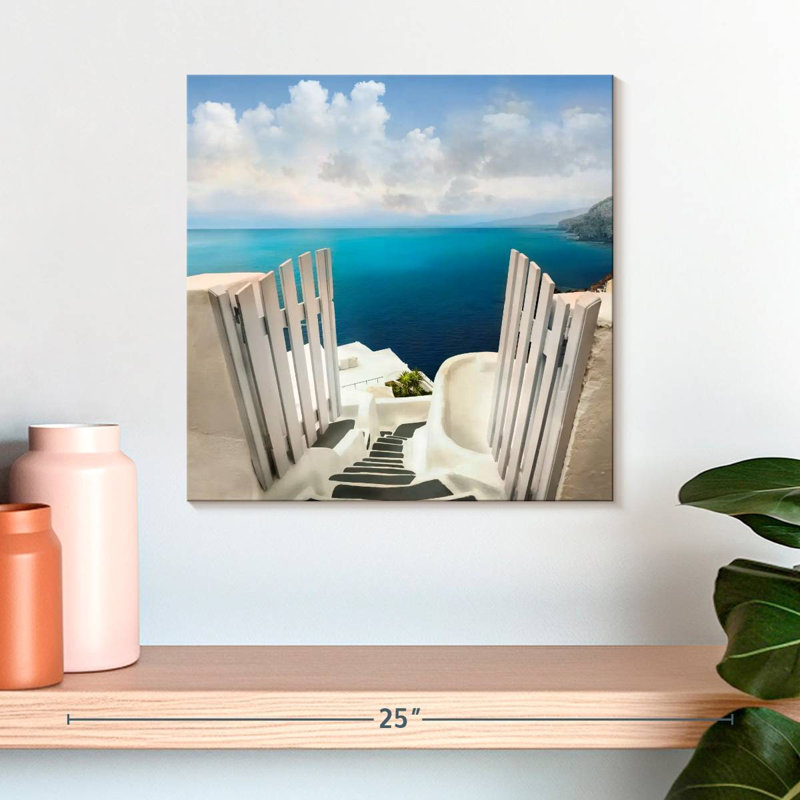 Nicci Seaside Blue Dreams, H 16 po x l 16 po