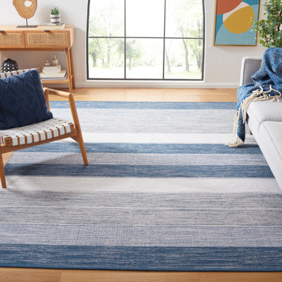 Tapis rayé en coton Maury