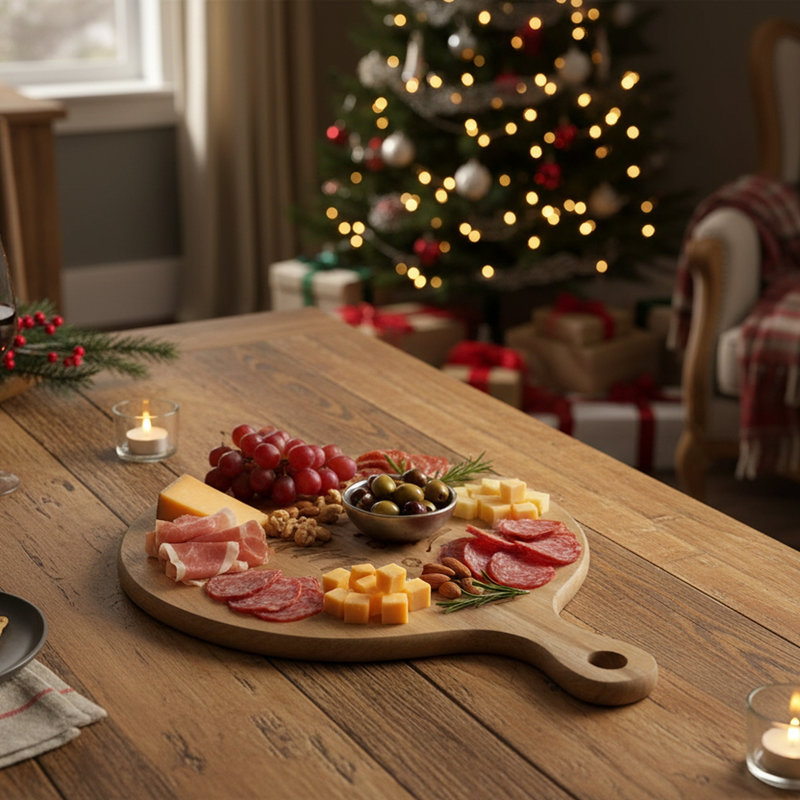 Acacia Paddle Serving Tray Tree