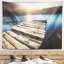Tapisserie «Seashore Large Pier in the Lake»-28487962