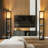 Jarold 63.7" Column Dimmable Floor Lamp with Shelves & Remote Control & USB Charging Station-1620694946