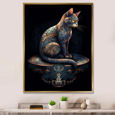 Blue Glamour Retro Gold Cat I - impression