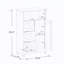Armoire blanche pour la salle de bain - 3 tiroirs et 1 porte avec une construction qui améliore l'organisation