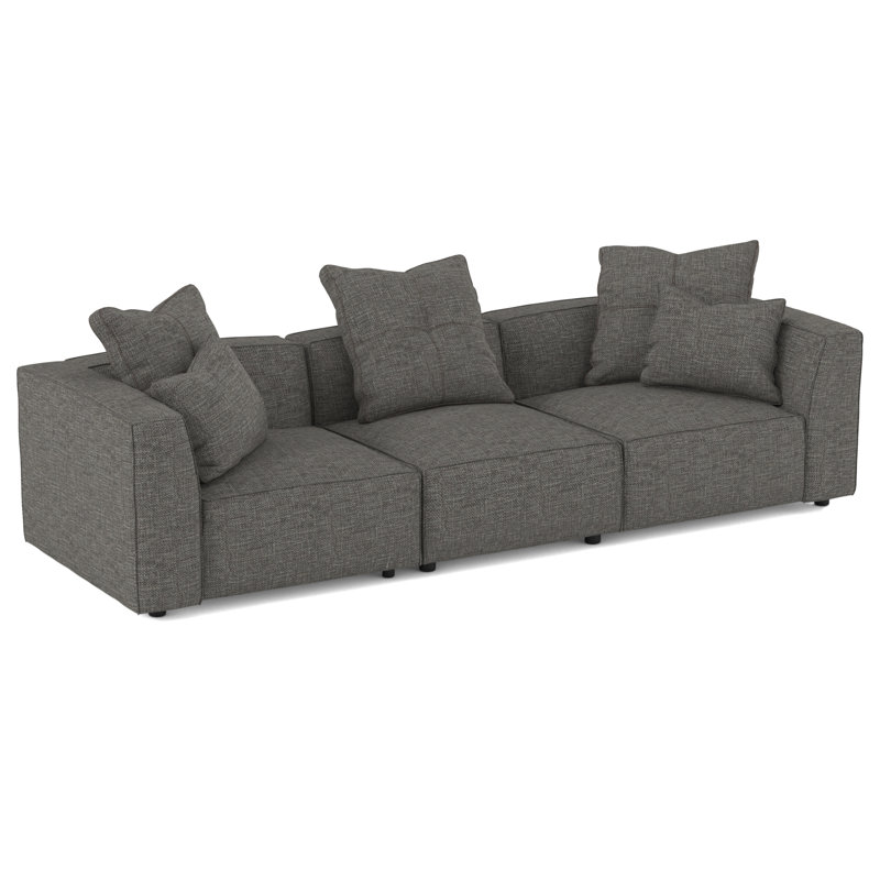 Del Upholstered Sectional, Thrillist Graphite Sustain®