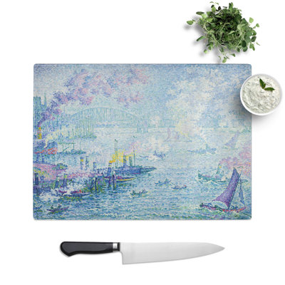 The Port of Rotterdam by Paul Signac Chopping Board