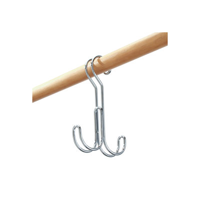 Classico Rod Wall Mounted Double S Robe Hook