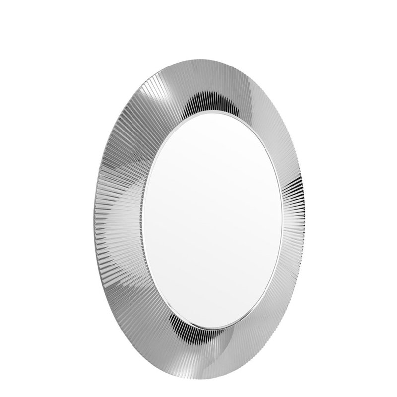 Kartell Flat Wall Mirror, Silver