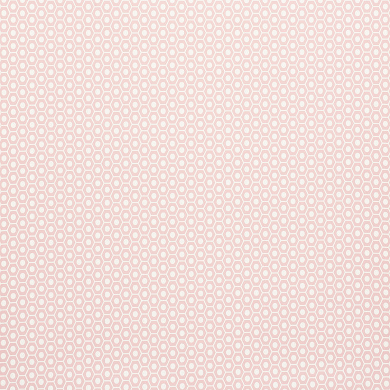 Schumacher x Studio Bon Queen B Wallpaper, Pink