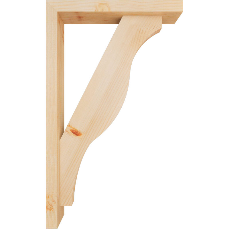 Support Funston Block avec support décalé, Sapin Douglas de l 3 1/2 (lisse), 30 po x 18 po