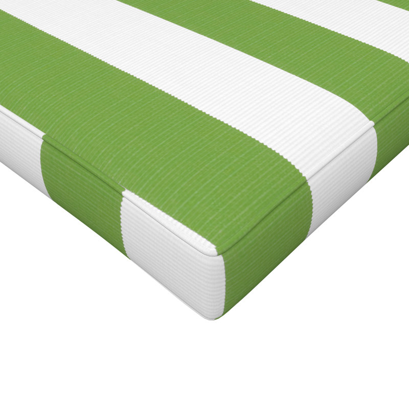 Coussin de chaise d'extérieur avec tissu Sunbrella, 21 po x 78 po, Sunbrella® Refuge Garden