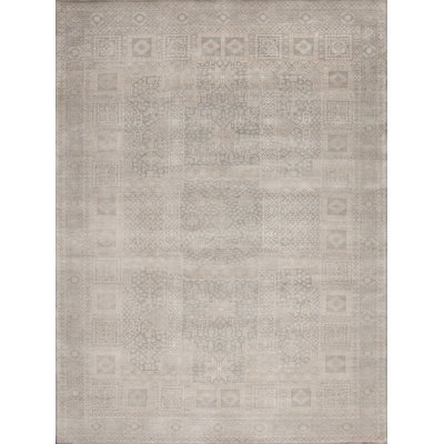 Ottoman Hand Knotted Wool Area Rug