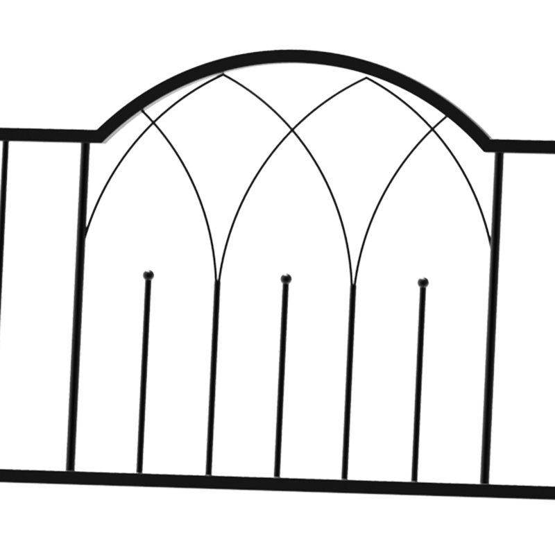 Treillis de jardin en métal avec banc intégré - Capacité de charge : 220 kg, arche extérieure avec banc pour deux personnes pour la culture de plantes grimpantes, noir