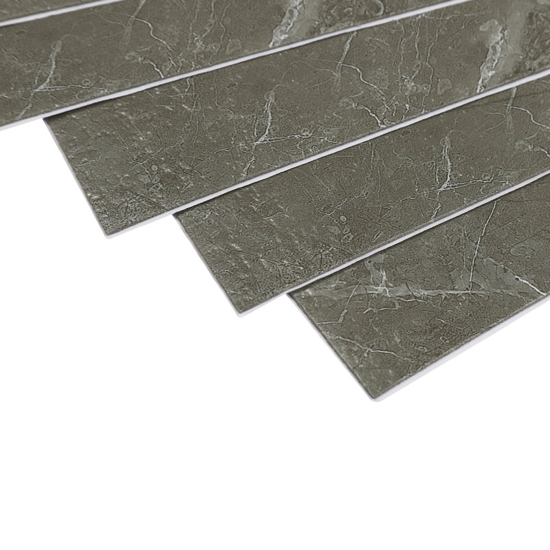 PVC Stone Look Wall & Floor Tile, Gray