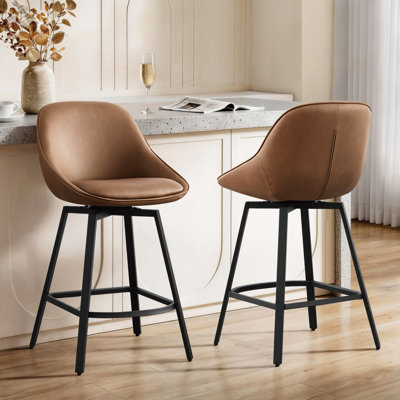 Tabouret de comptoir pivotant
