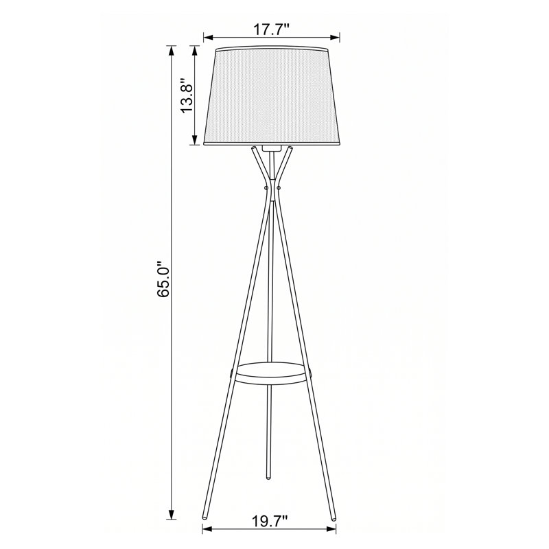 Lampe sur pied Artisan