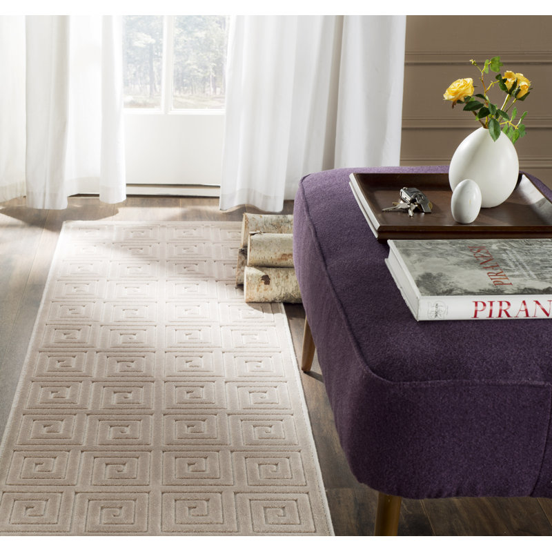 Tapis performance géométrique Haileymarie Paradise, Tapis de couloir 2 pi x 7 pi