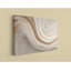 Toile en marbre beige doré, art mural crème abstrait - impression de texture fluide de luxe, décor neutre glamour pour salon moderne-1714801566