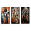 «Music Performance Cubist Portrait I» - ensemble d'art mural en métal 3 pièces-881031778