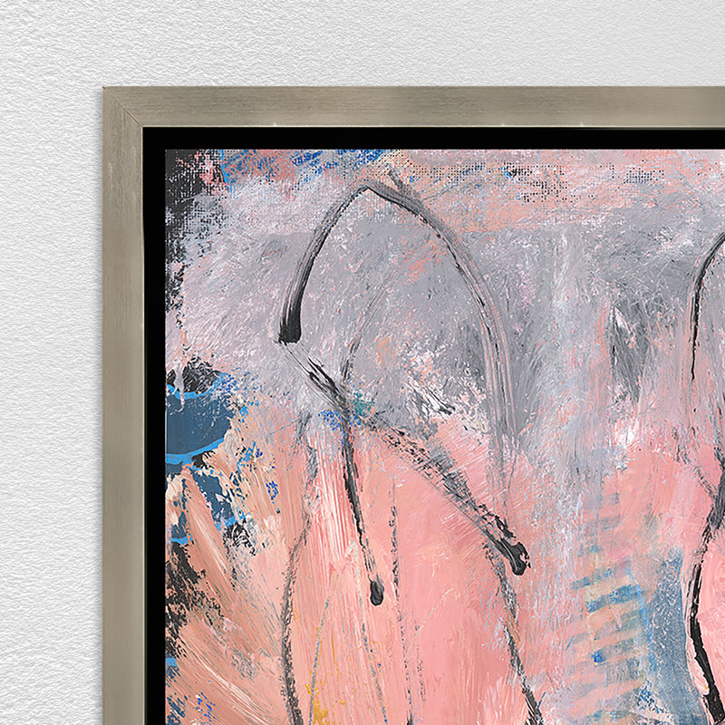 «It's What Comes Ensuite» par Susie Zol, Couche de verre, H 31,75 po x l 31,75 po