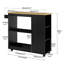 Rahi 105 cm W Kitchen Cart with-363085717