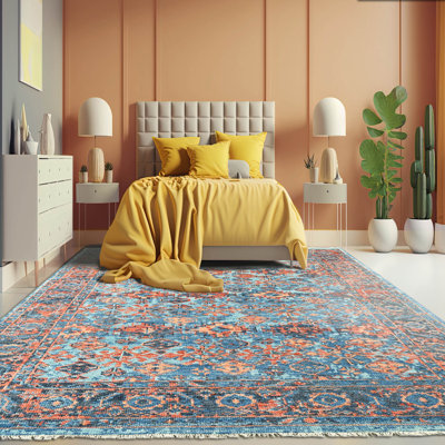 One-of-a-Kind 3'9'' X 5'7'' Wool Area Rug in Blue