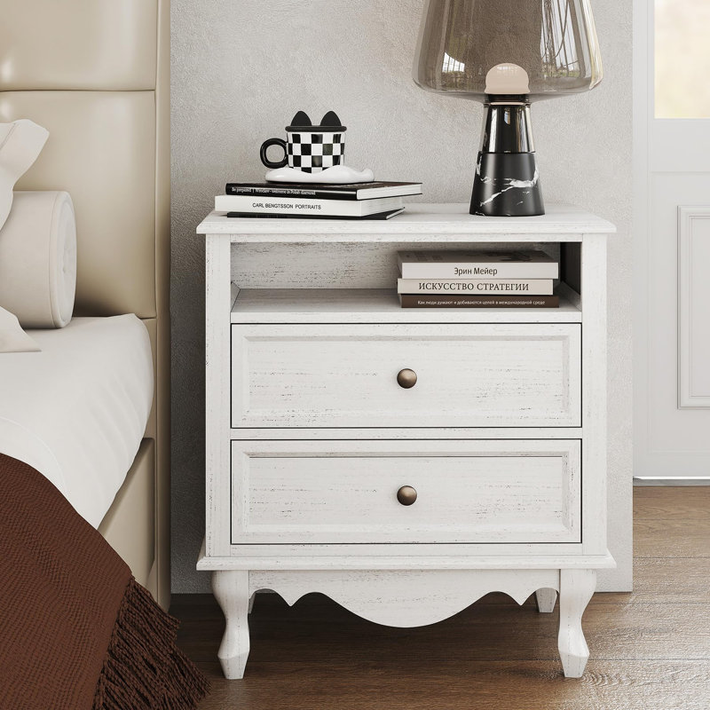 Table de nuit, Blanc