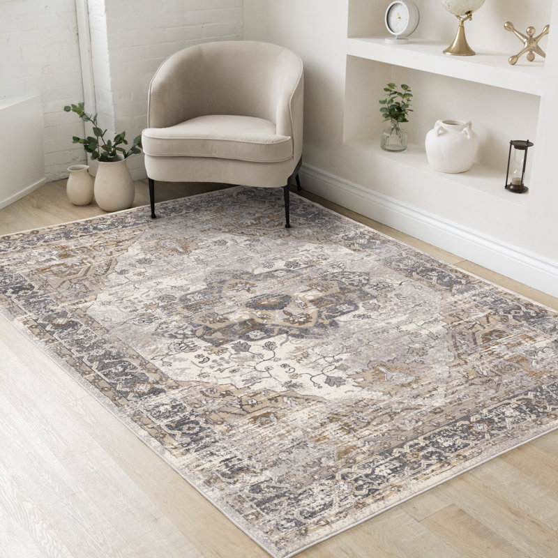 Brooklinn Oriental Power Loom Area Rug, Rectangle 3'11" x 5'11"