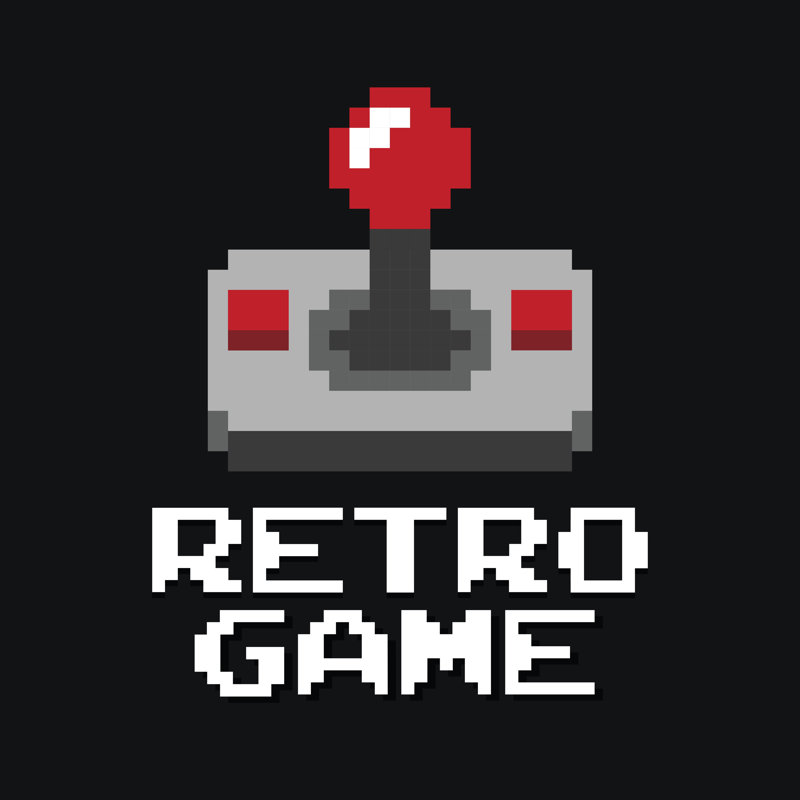 Arcade Game Vector, 30cm H x 30cm W x 3.8cm D