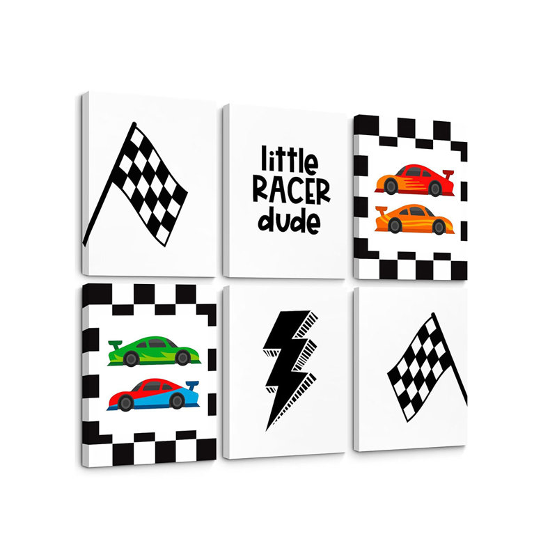6 Piece Wrapped Canvas Print