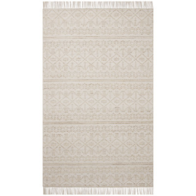 Angela Rose x Loloi Reversible Rivers Sand / Ivory Area Rug