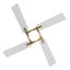 Ventilateur de plafond à 4 pales avec lumière DEL et télécommande Kyliegh-511506478-528982586-528982591