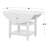 Bristol Point Extendable Round Solid Wood Base Dining Table-763998201