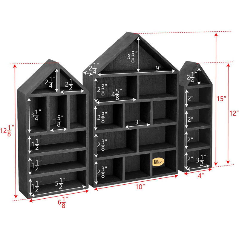 Ceonna Wooden Display Shelf