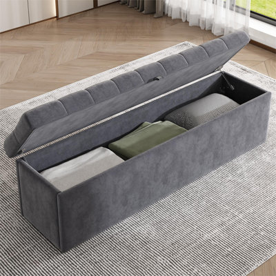 Zoe Upholstered Ottoman Storage Bed