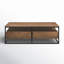 Paulette Solid Wood Frame Coffee Table with Storage