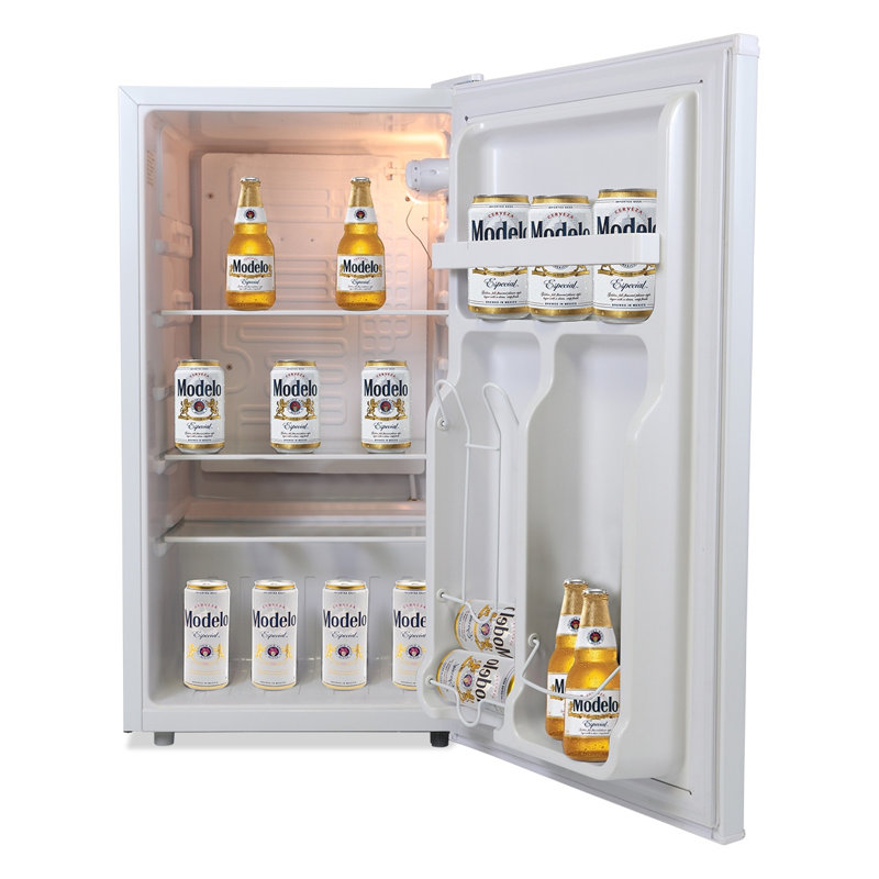 Réfrigérateur compact avec ouvre-bouteille Modelo, 90 pi (3,2 pi cu), blanc