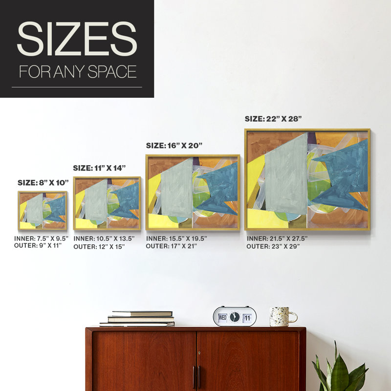 Jigsaw 2 -Framed Print - Restickable, 11" H x 14" W