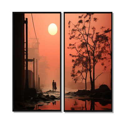 «Poluction Industrial Landscape - Large Factories», impressions sur toile