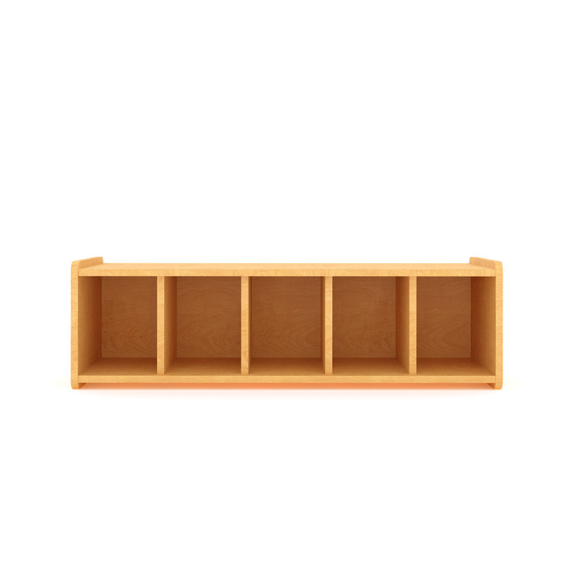 Banc à livres 5 compartiments Tot Mate, Érable, Oui