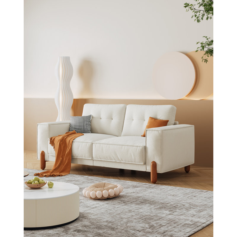 Canapé capitonné Modern, White 1