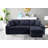 Tenora 92'' Velvet Sofa-859413298