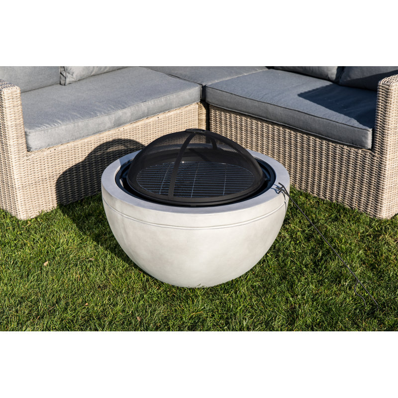 Round Polyresin Wood Burning Smokeless