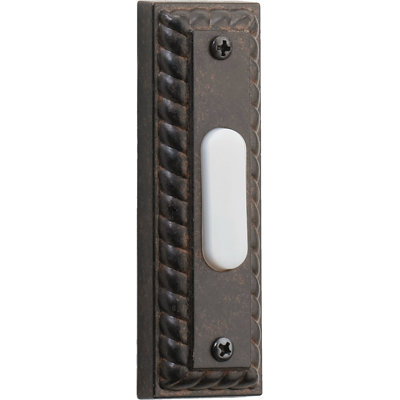 Toasted Sienna Door Chime Button