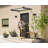 Palram - Canopia Nancy 5' W x 3' D Acrylic Galvanized Steel Slope Stationary Door and Window Awning Gray/Clear-116355906