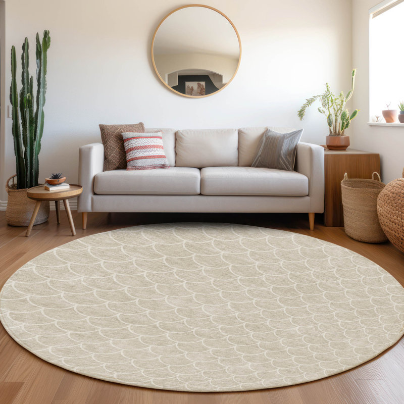  Maliana Area Rug, Round 8'