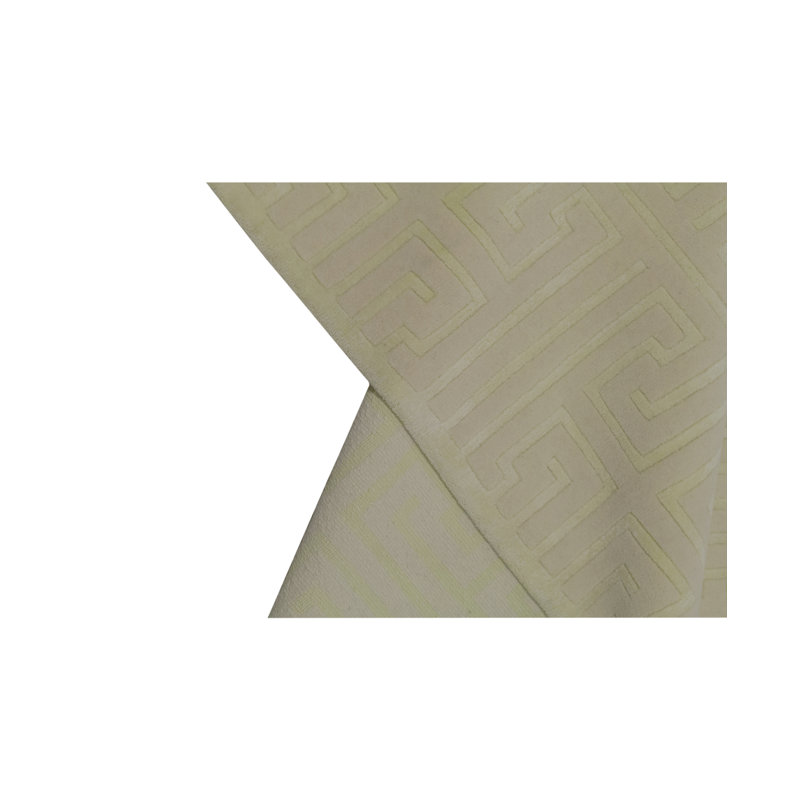 Tapis beige noué à la main de haute qualité Windsom