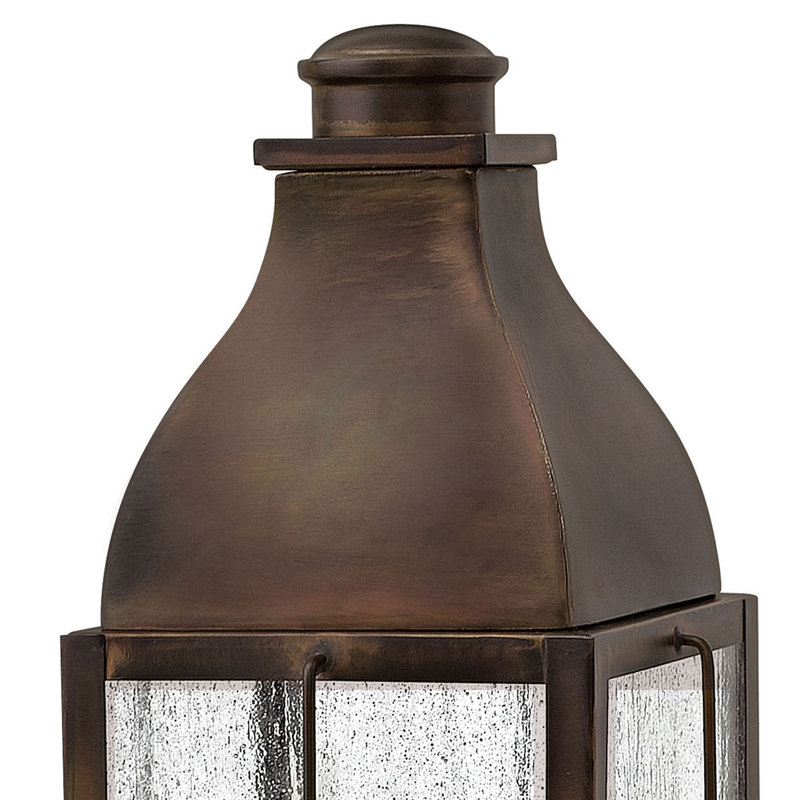 Bingham 3-Light Pier Mount Light, 21.75" H x 9.75" W, Sienna