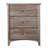 Solid Wood 3-drawer Nightstand In Gray Wash-525640176