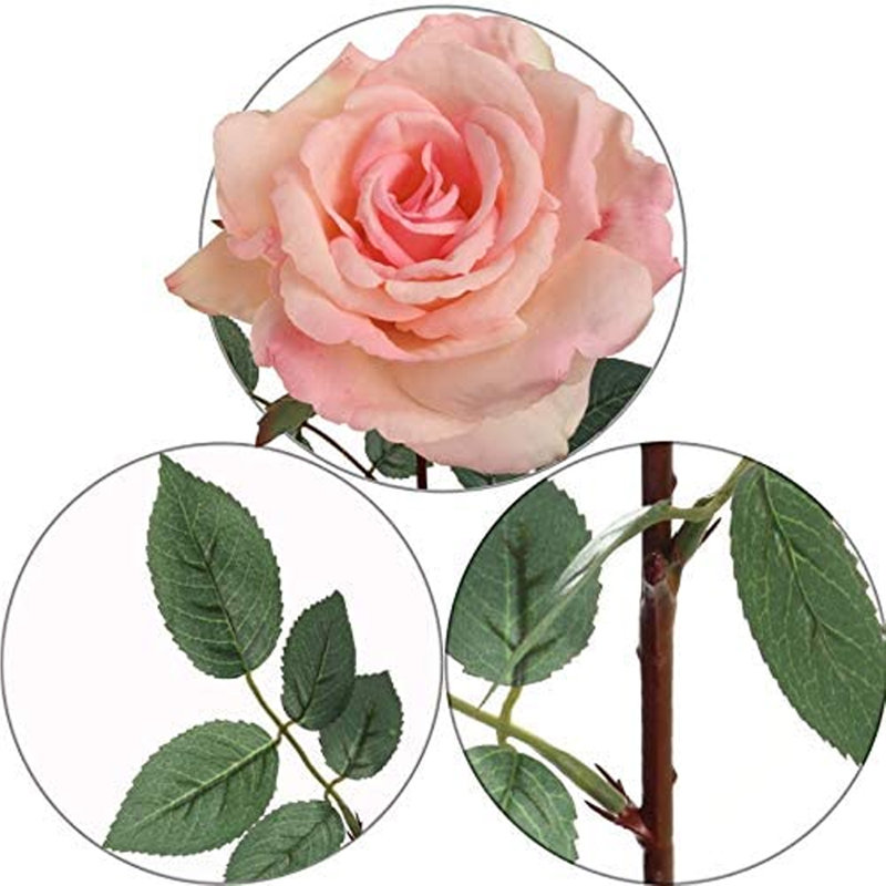 Ensemble de roses artificielles, Rose, 12